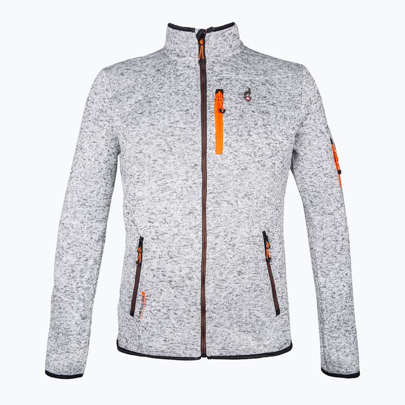 Men's fleece sweatshirt Aulp Navoy Melanged Knit grey 6