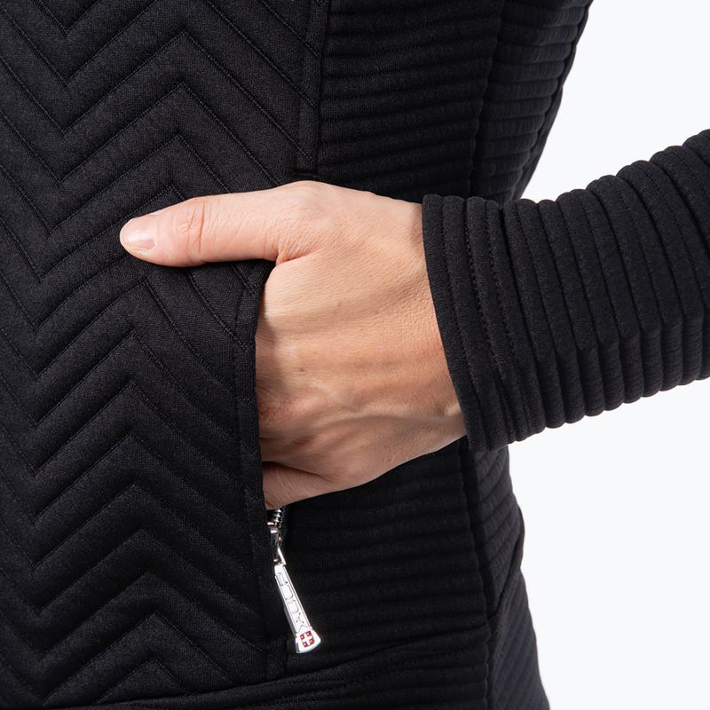 Women's wind jacket Aulp Simix Jacquard Knit black 5