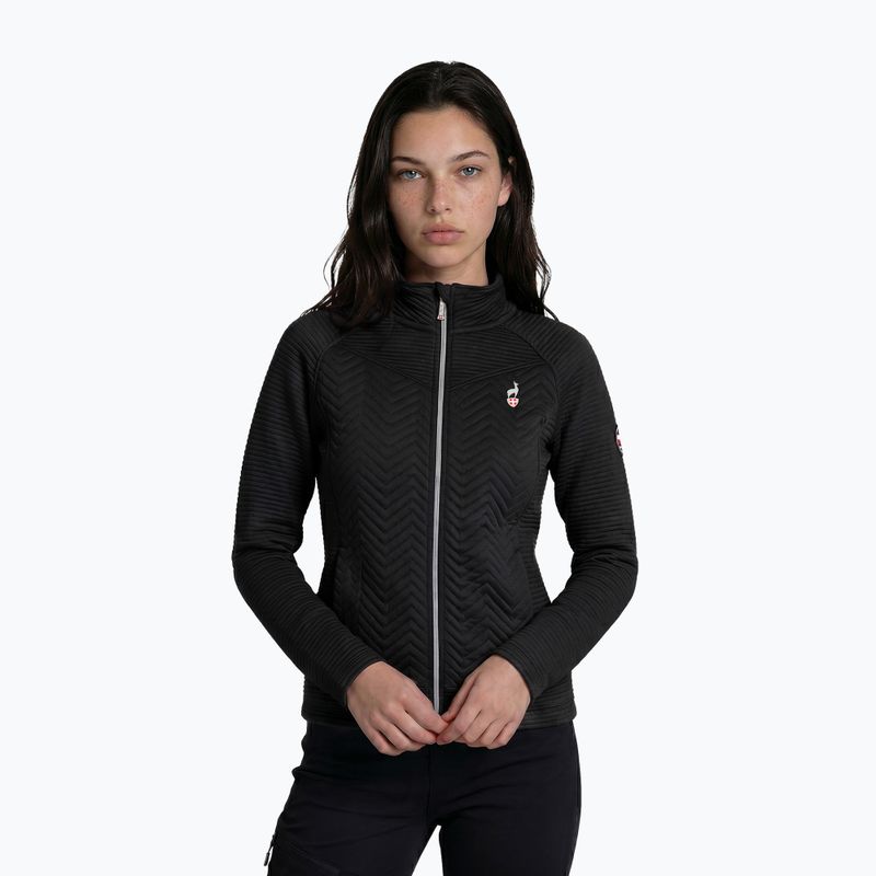 Women's sweatshirt  Aulp Simix Jacquard Knit black 2