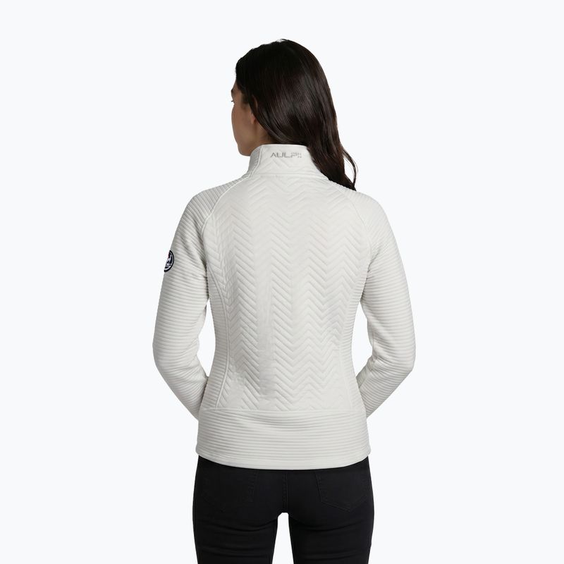 Women's sweatshirt  Aulp Simix Jacquard Knit white 4