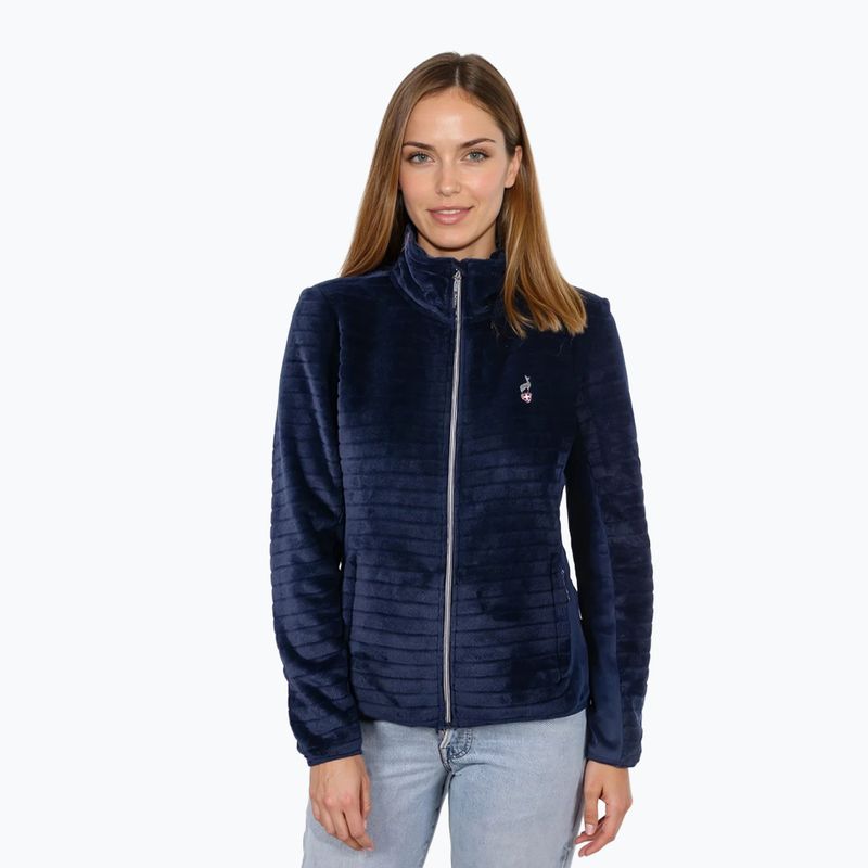 Women's sweatshirt Aulp Verko Coral Fleece navy