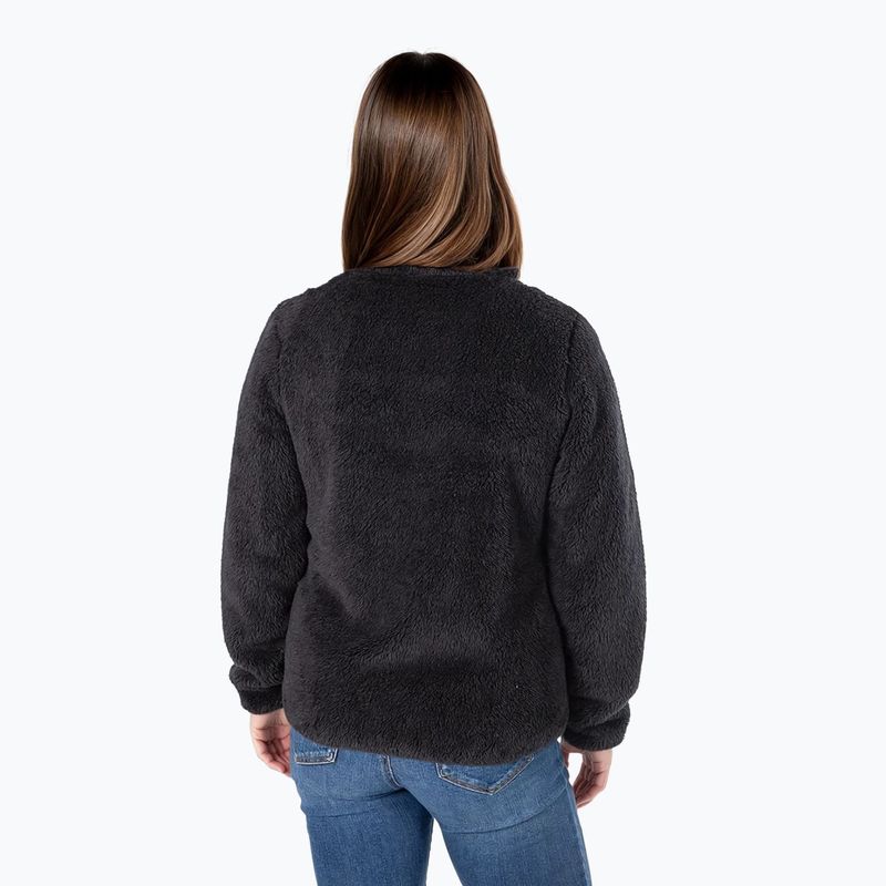 Women's sweatshirt Aulp Visha Coral Fleece black 2