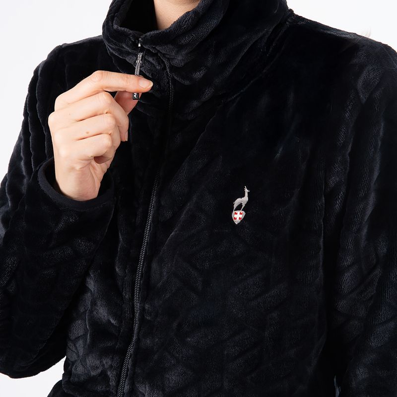 Women's sweatshirt Aulp Virlo Coral Fleece black 3