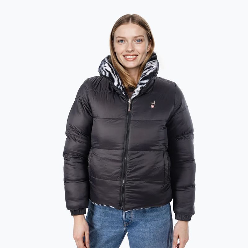 Women's insulated jacket Aulp Verev Reversible Down black 2
