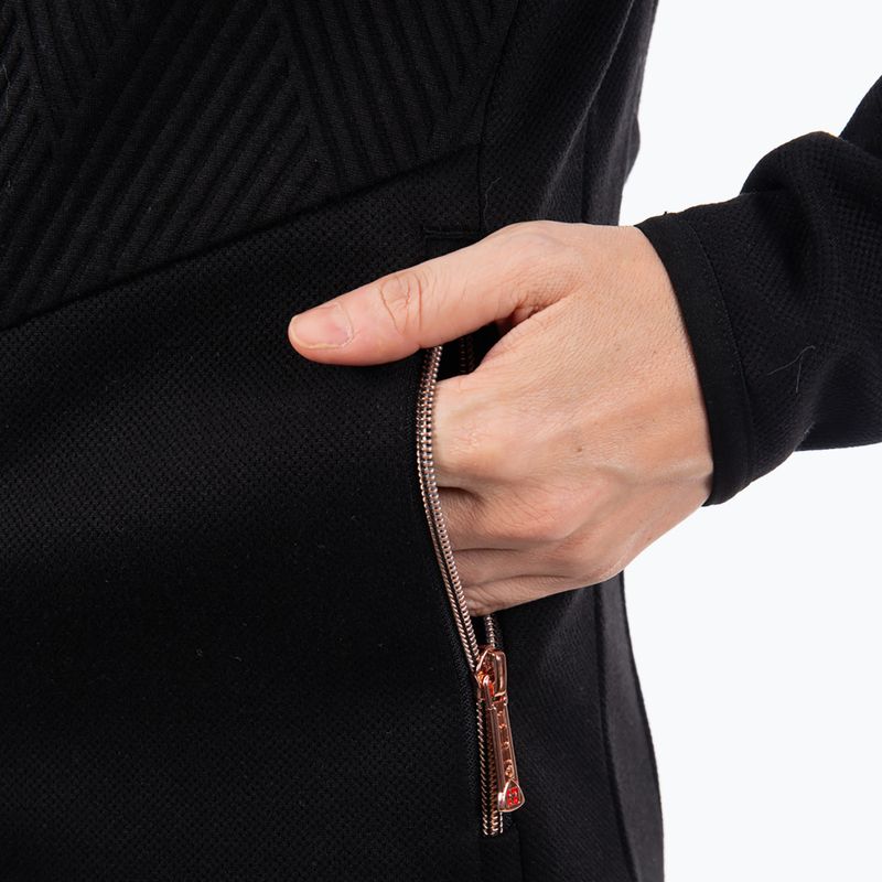 Women's fleece sweatshirt Aulp Batik black 5