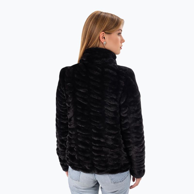 Women's winter jacket Aulp Candy Faux Fur black 2