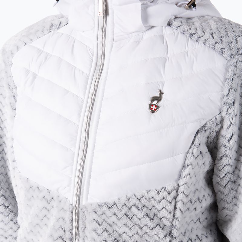 Women's hybrid jacket Aulp Clem Hooded Hybrid white 4