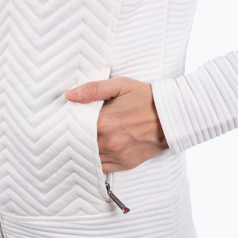 Women's sweatshirt  Aulp Simix Jacquard Knit white 7