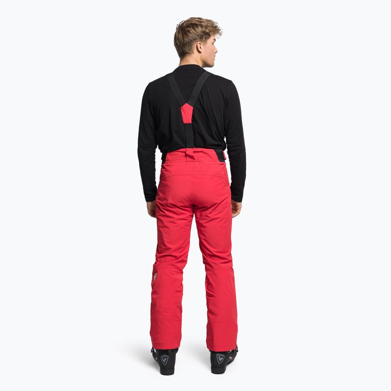 Men's ski trousers Rossignol Course red 4