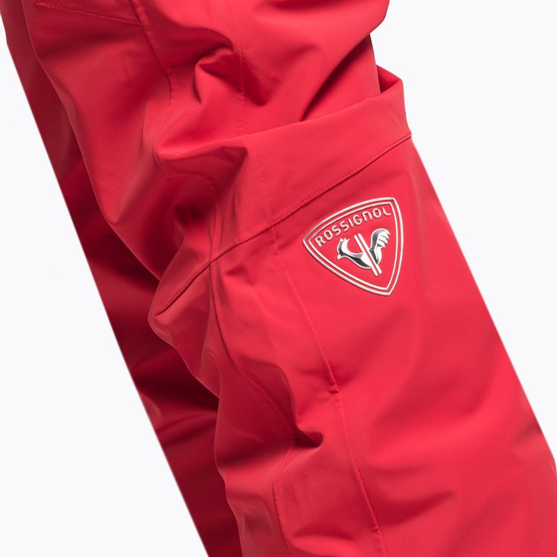 Men's ski trousers Rossignol Course red 5