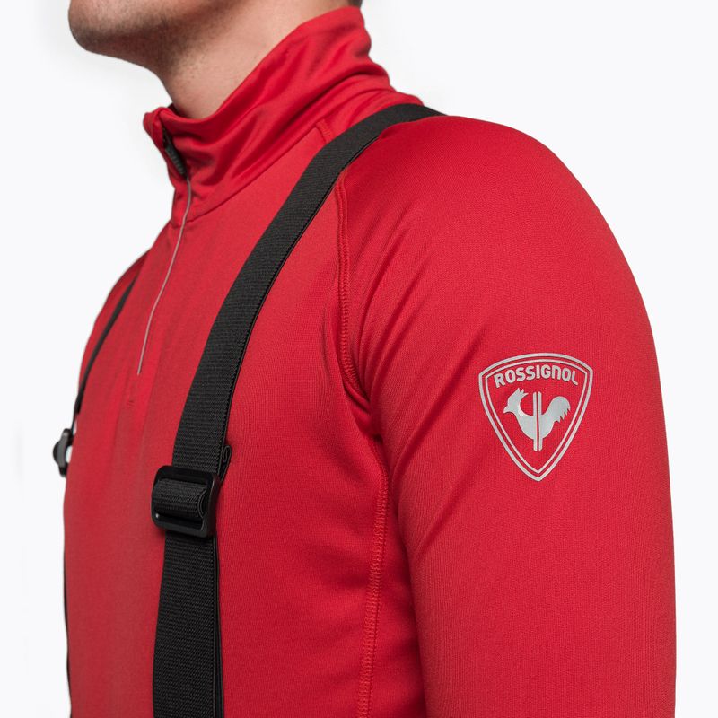 Men's thermal active sweatshirt Rossignol Classique 1/2 Zip red 5