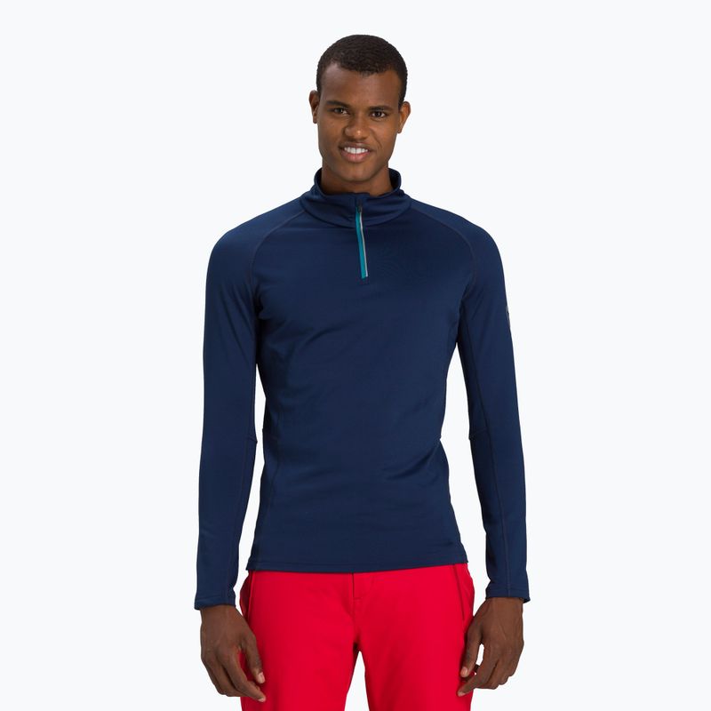 Men's thermal sweatshirt Rossignol Classique 1/2 Zip navy