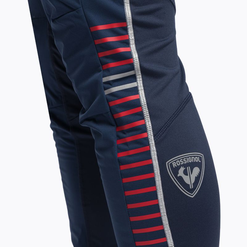 Men's cross-country ski trousers Rossignol Poursuite navy 5