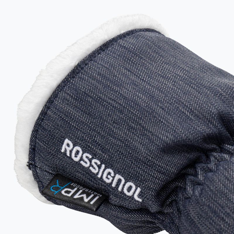 Women's ski gloves Rossignol W Temptation Impr M denim 4