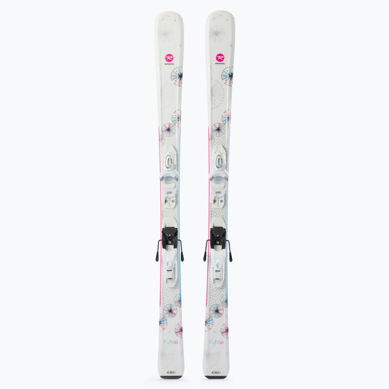 Children's downhill skis Rossignol Fun girl KX + KID 4 GW white