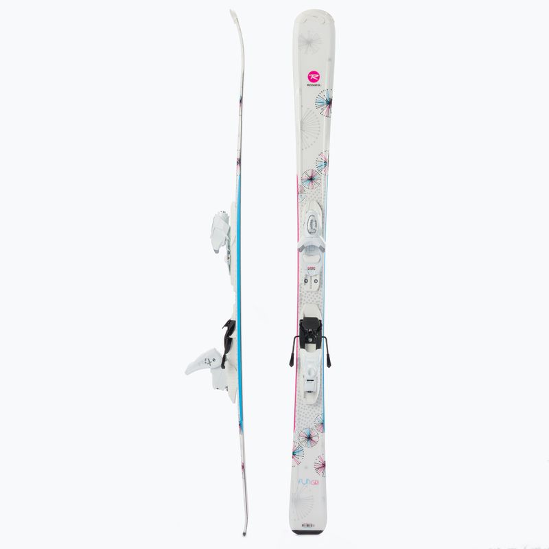 Children's downhill skis Rossignol Fun girl KX + KID 4 GW white 2