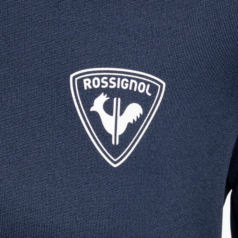 Rossignol Boy 1/2 Zip Warm Stretch children's ski sweatshirt dark navy 8