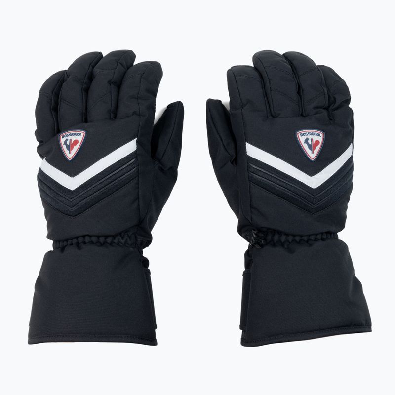 Men's ski gloves Rossignol Legend Impr black/white 3