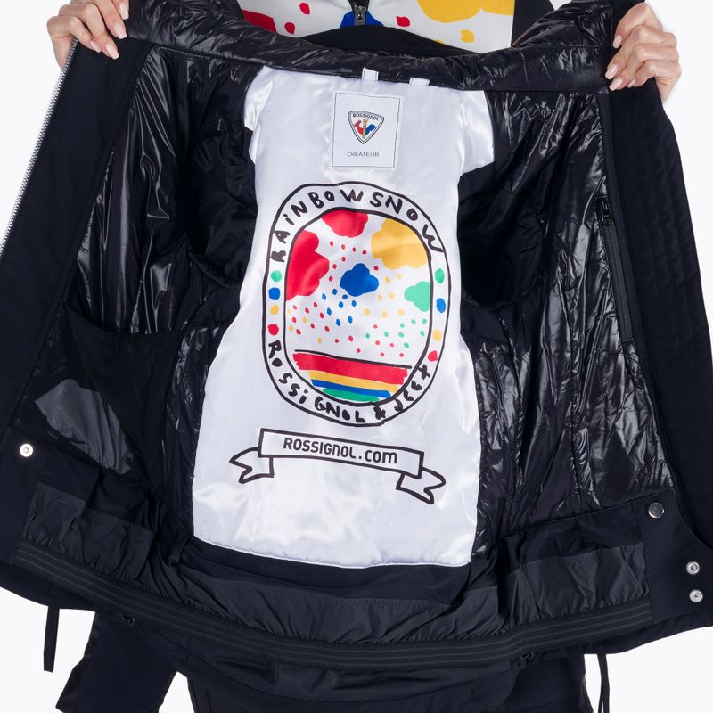Women's ski jacket Rossignol W Rainbow black 9