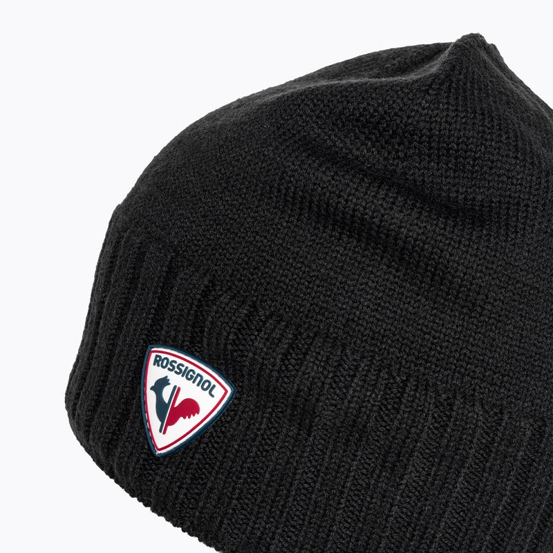 Rossignol men's winter beanie L3 Alan black 5