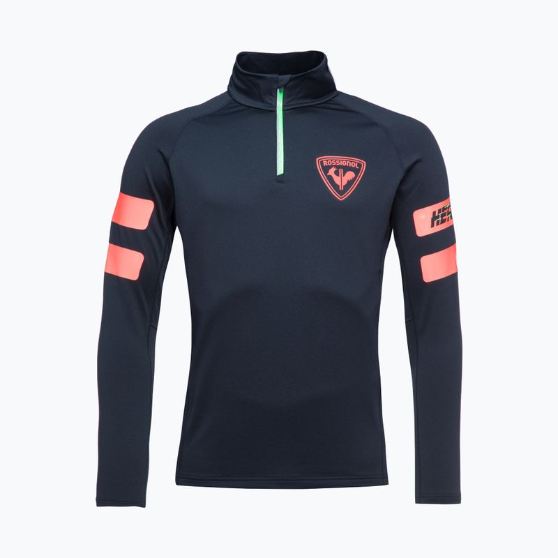 Men's ski sweatshirt Rossignol Classique Hero 1/2 Zip black/red 3