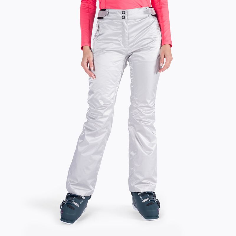 Women's ski trousers Rossignol Ski Metallic silver