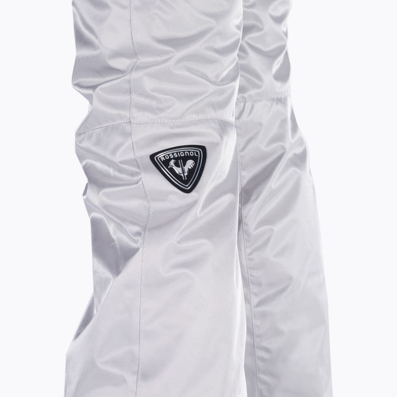 Women's ski trousers Rossignol Ski Metallic silver 4