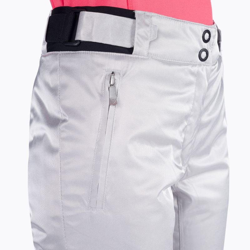 Women's ski trousers Rossignol Ski Metallic silver 5