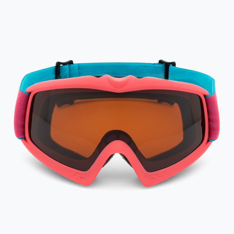 Rossignol Raffish S pink/orange children's ski goggles 2
