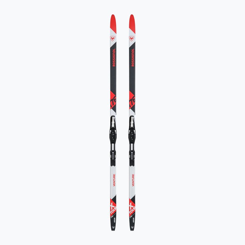 Men's cross-country skis Rossignol X-Tour Venture WL 52 + Tour SI red/white