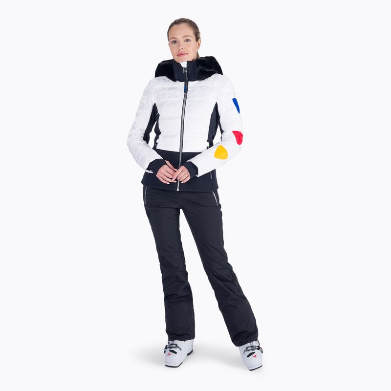 Women's ski jacket Rossignol Twins Down white 2