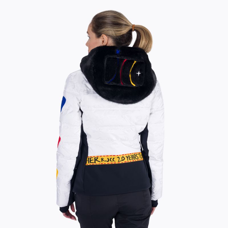 Women's ski jacket Rossignol Twins Down white 4