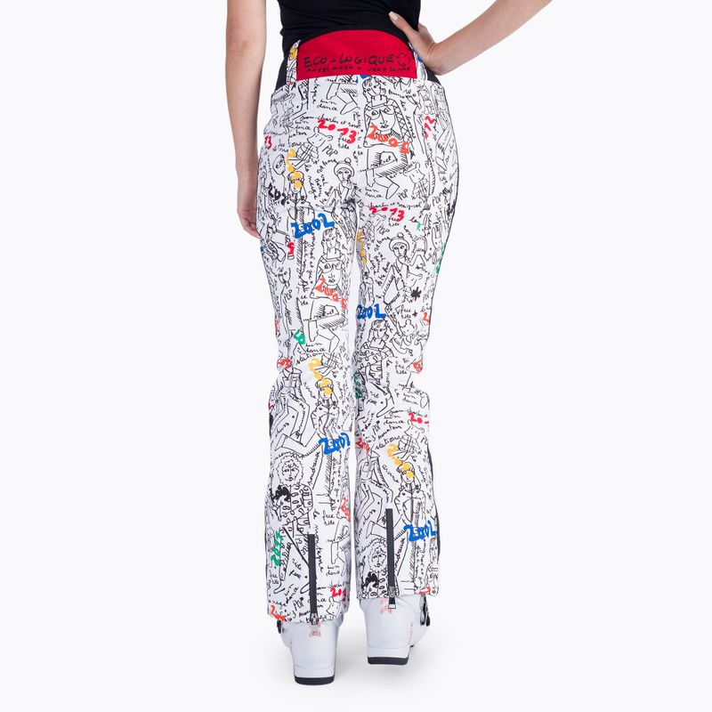 Women's ski trousers Rossignol Eco-Logic Ski white 4