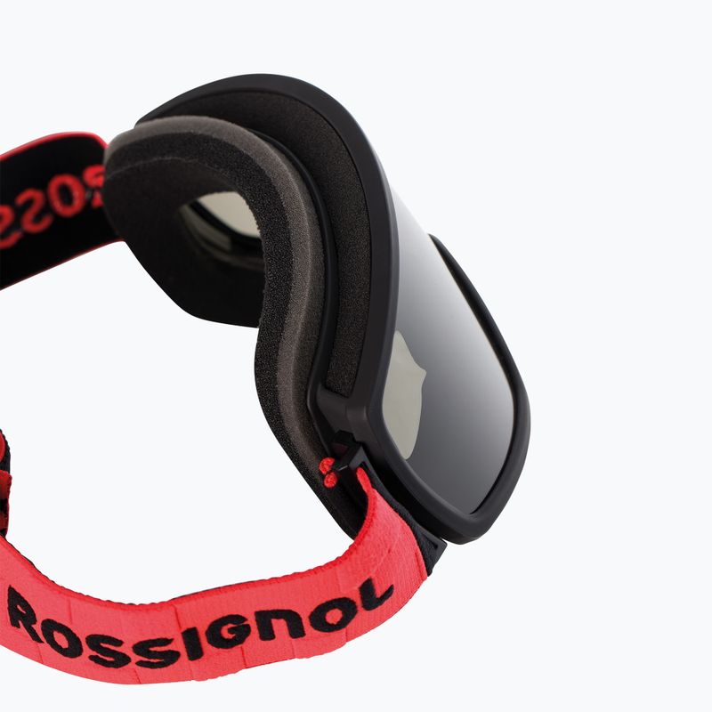 Rossignol Hero ski goggles red/black/transparent/ yellow/silver 5