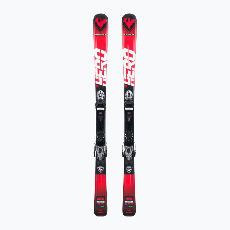 Children's downhill skis Rossignol Hero 130-150 + XP7 red