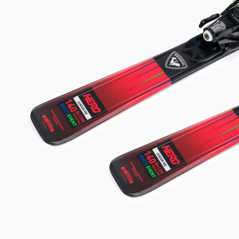 Children's downhill skis Rossignol Hero 130-150 + XP7 red 9