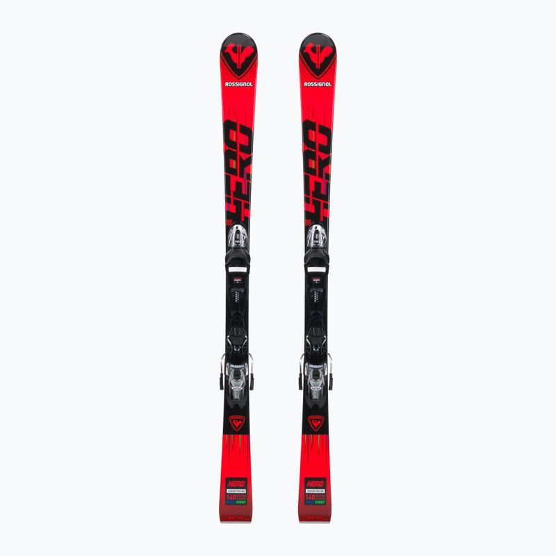 Children's downhill skis Rossignol Hero Multi Event + XP7 red