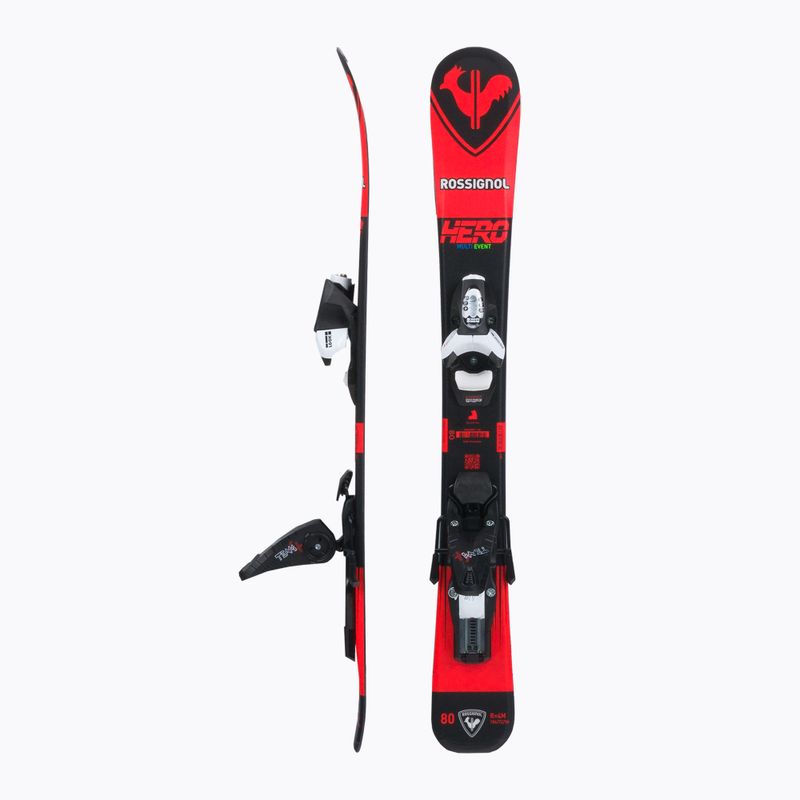 Children's downhill skis Rossignol Hero Pro + Team 4 GW Black Bulk red 2