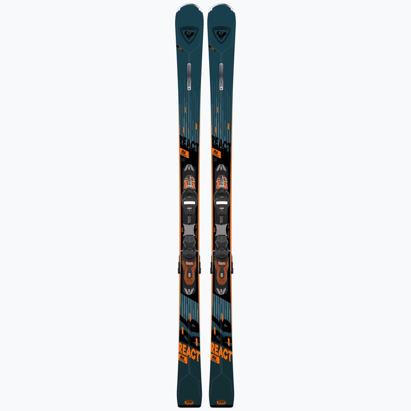 Downhill skis Rossignol React 6 CA + XP11 blue 9