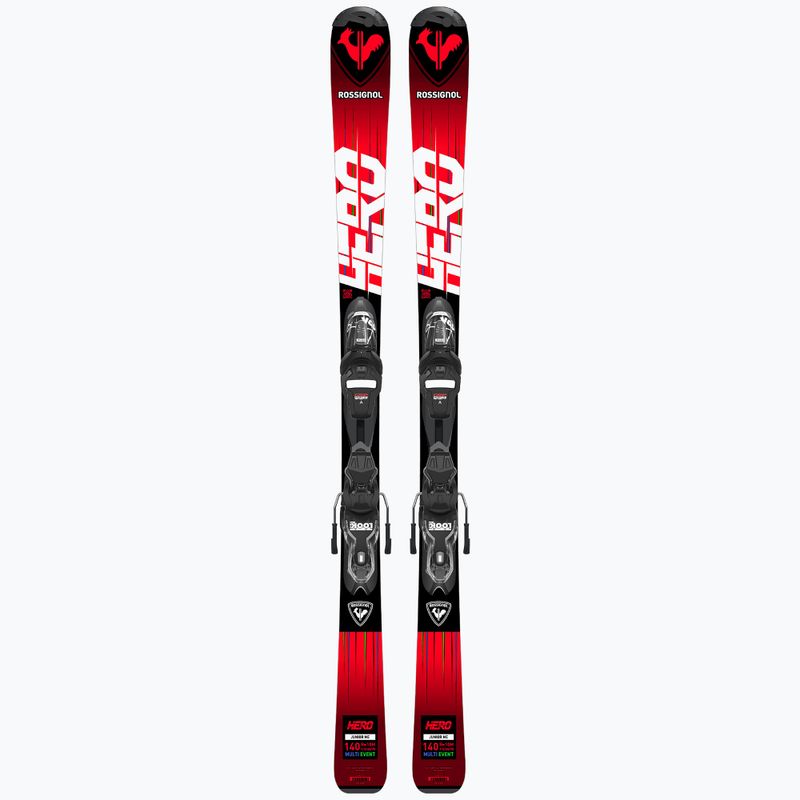 Children's downhill skis Rossignol Hero 130-150 + XP7 red 10