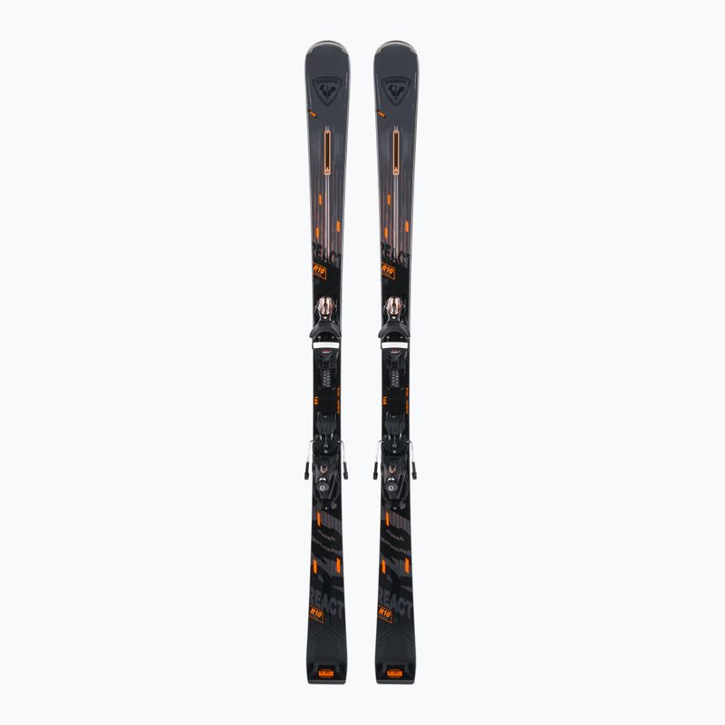 Downhill skis Rossignol React 10 TI K + SPX12 cooper