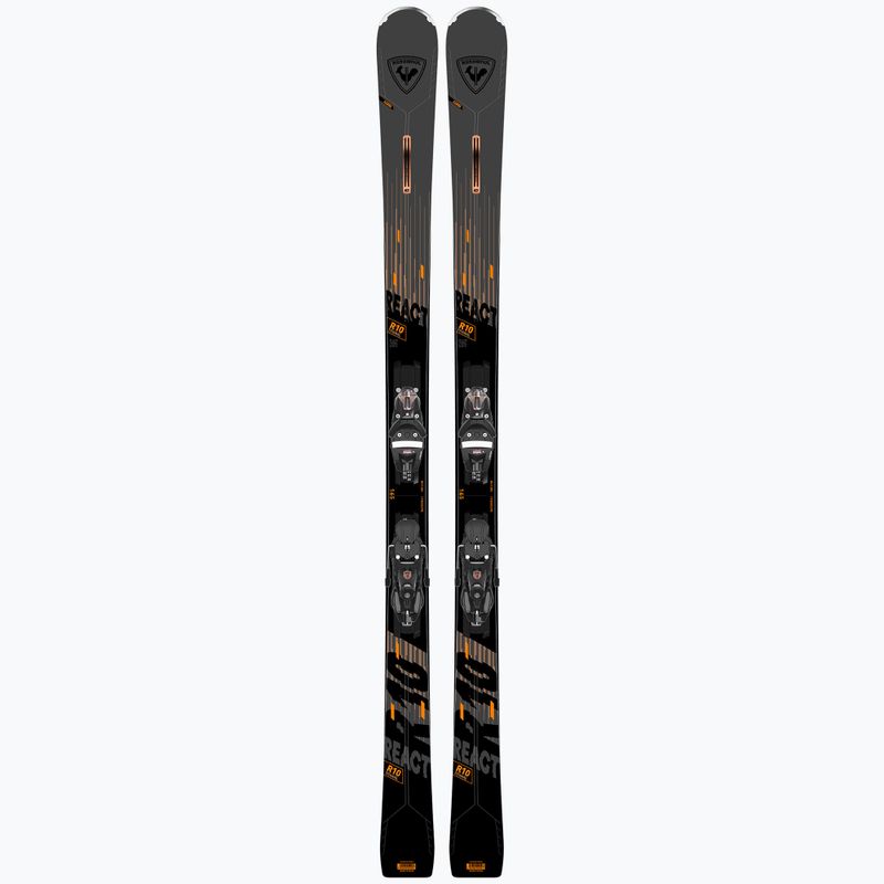 Downhill skis Rossignol React 10 TI K + SPX12 cooper 10