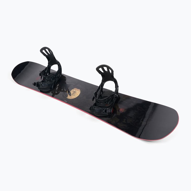 Snowboard Rossignol Evader Wide + Battle M/L black/red 2