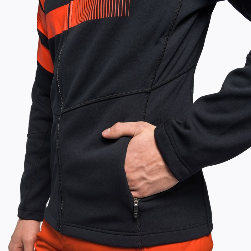 Men's ski sweatshirt Rossignol Hero Clim black/red 7