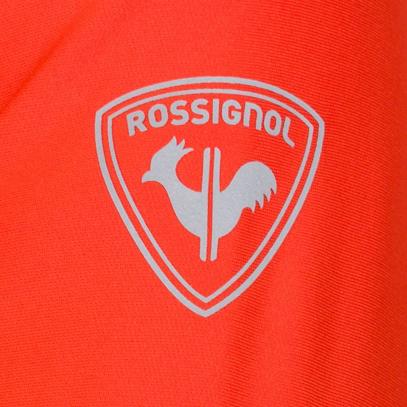 Men's thermal sweatshirt Rossignol Classique 1/2 Zip orange 5