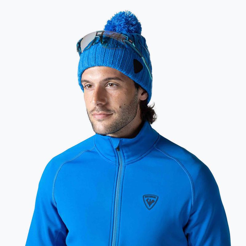 Men's Rossignol Classique Clim ski sweatshirt lazuli blue 5