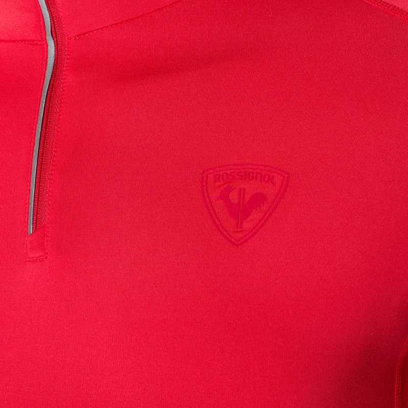 Men's thermal active sweatshirt Rossignol Classique 1/2 Zip sports red 8