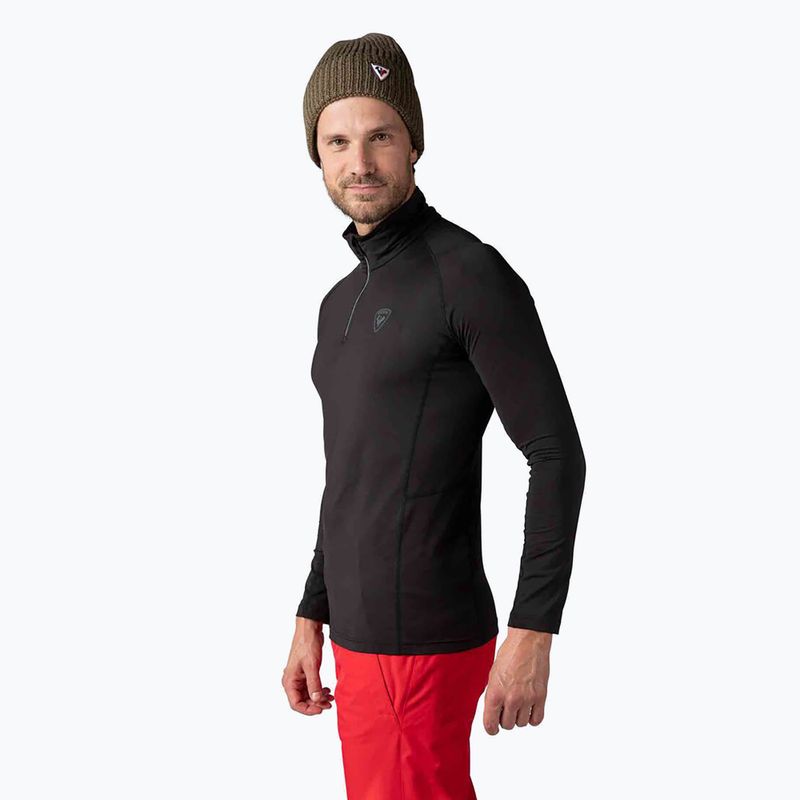 Men's Rossignol Classique 1/2 Zip thermal sweatshirt black 4