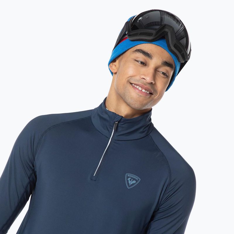 Men's thermal active sweatshirt Rossignol Classique 1/2 Zip dark navy 5