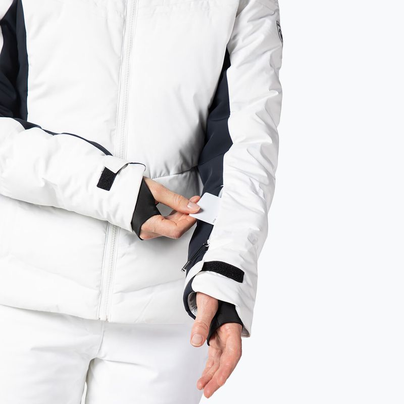 Women's ski jacket Rossignol Depart white 5